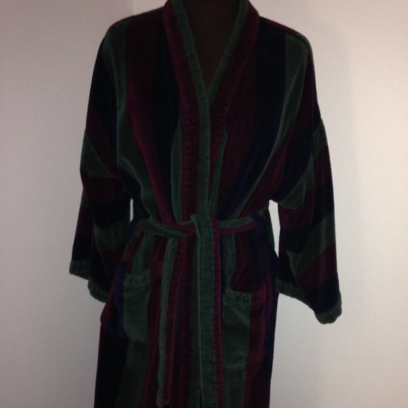 mens velour dressing gown